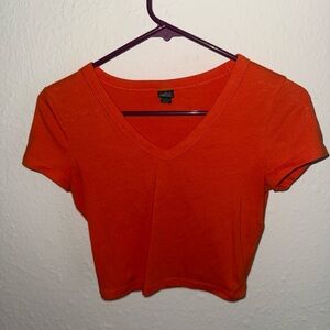 Wild Fable Vibrant Orange Crop Top